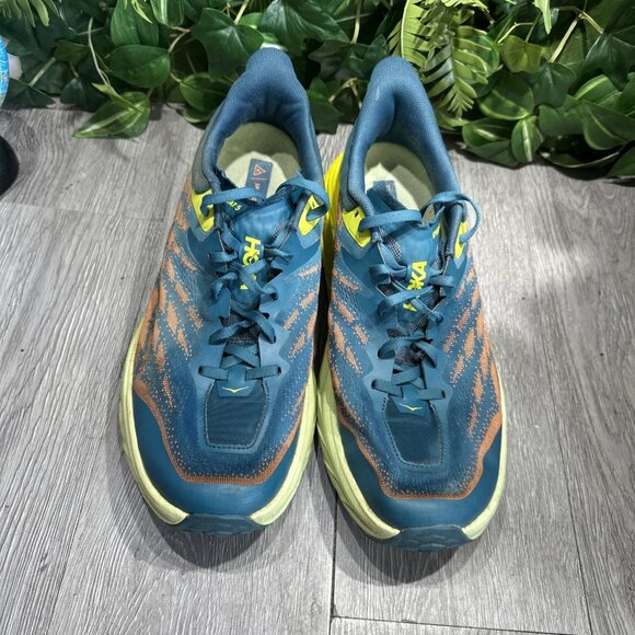 Hoka One Mens Speedgoat 5 Blue Coral Evening Trail Shoes 1123157-BCEP Sz 12.5 D main image 8